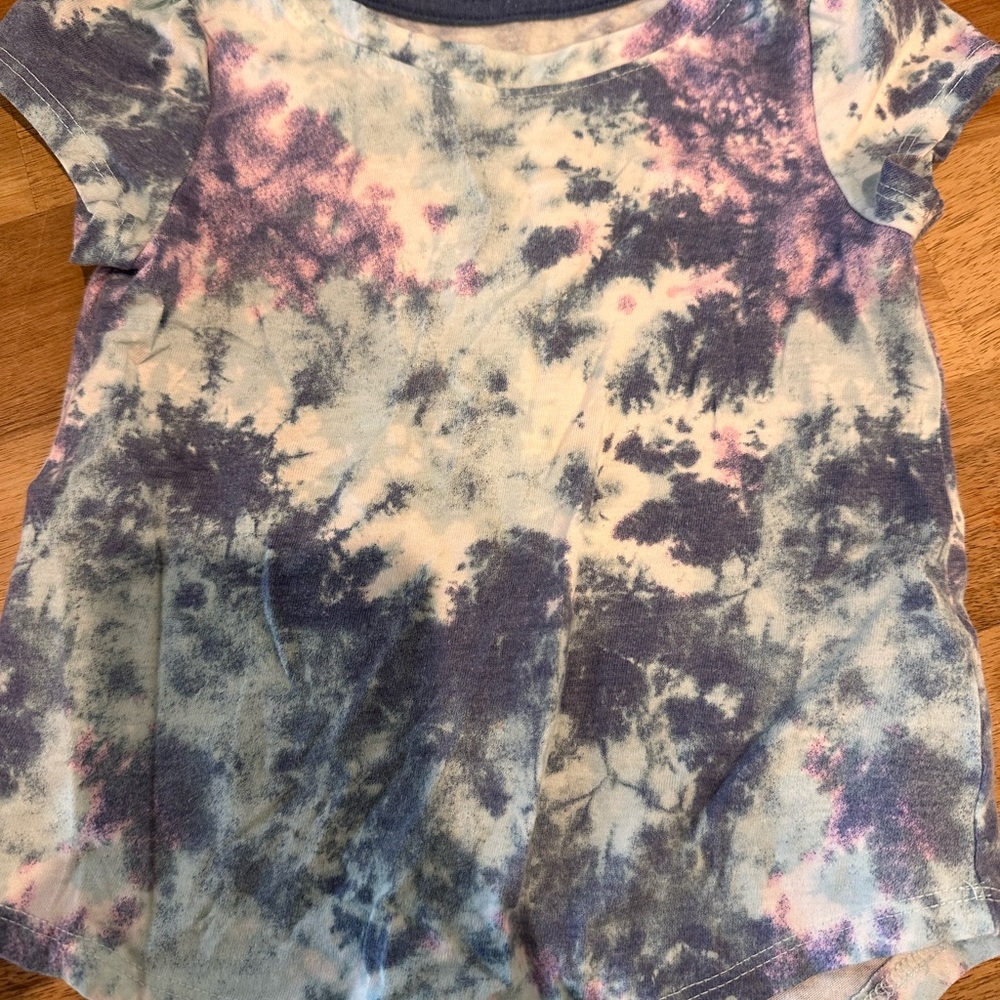 Tie-Dye Kids Shirt - Blue and Pink